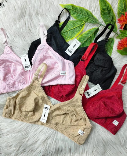 Summer Sale – Premium Soft Cotton Comfort Bra (Pack of 2)