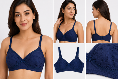 Summer Sale – Premium Soft Cotton Comfort Bra (Pack of 2)