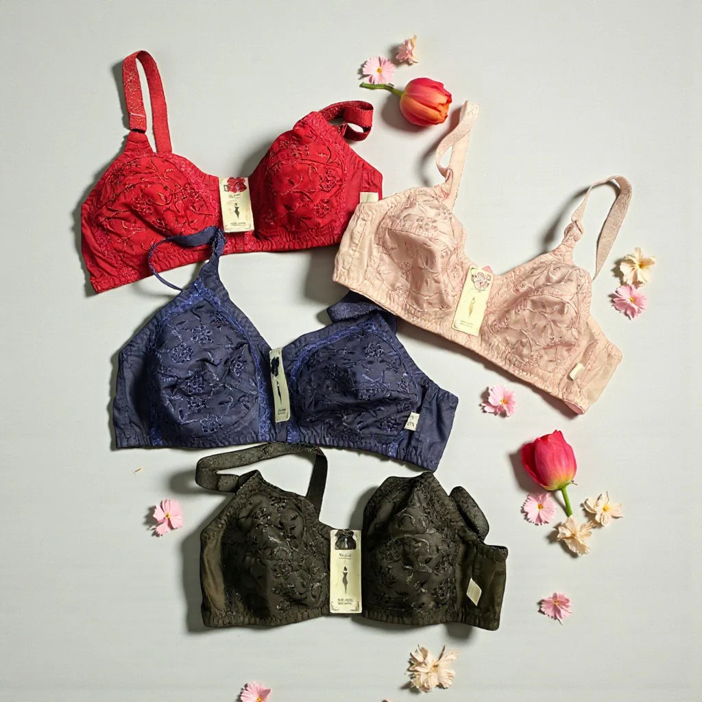 Summer Sale – Premium Soft Cotton Comfort Bra (Pack of 2)